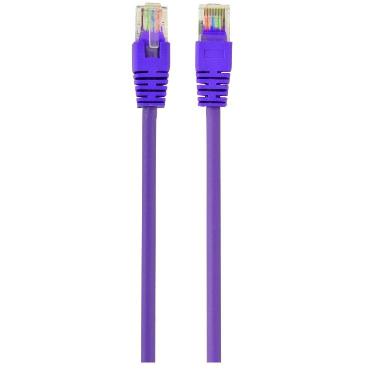 Gembird PATCH CORD UTP GEMBIRD Cat5e, cupru-aluminiu, 1 m, violet, AWG26,  PP12-1M/V  (include TV 0.06 lei)