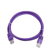 Gembird PATCH CORD UTP GEMBIRD Cat5e, cupru-aluminiu, 1 m, violet, AWG26,  PP12-1M/V  (include TV 0.06 lei)