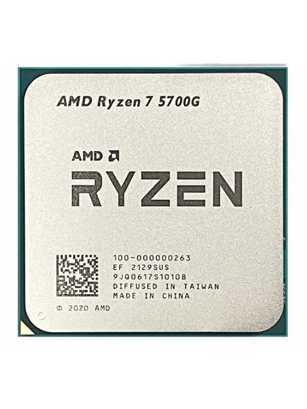 Procesor AMD Ryzen 7 5700G, 8C / 16T, 3.80 - 4.60 GHz, 16 MB cache, 65 W, Tray