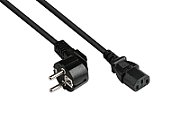 ASSMANN Power Cord CEE 7/7 Typ-F 90deg angled - C13 M/F 2.5m H05VV-F3G1.0qmm bl