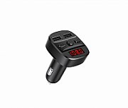 Modulator FM Serioux ABFM60, Bluetooth 5.0 , raza actiune de până la 5 m, voltaj intrare: 1x DC 12V/24V ,2 porturi USB: 1x USB DC5V 2.4A Max 1 x USB audio (pana la 32 GB), slot MicroSD (pana la 32 GB), format muzica: MP3/WMA/WAV, frecvența FM: 87.5MHz - 108.0MHZ, microfon incorporat , functii