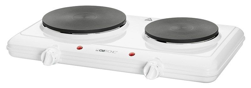 Clatronic DKP 3583 White Tabletop Sealed plate 2 zone(s)