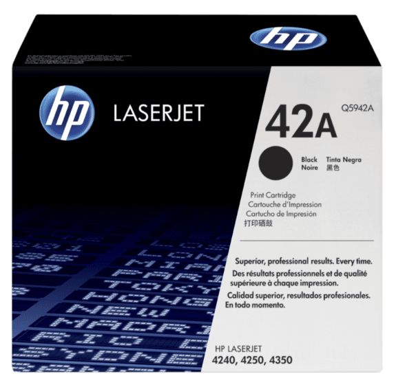 Cartus toner HP Q5942A ,Negru ,10 000 pagini ,Original (42a) 
