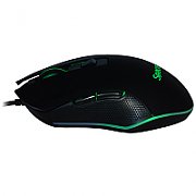 MOUSE Spacer - gaming, gaming, cu fir, USB, optic, 12.000 dpi, butoane/scroll 6/1, iluminare RGB, negru,  SPGM-ALIEN-NOVA  (include TV 0.18lei)