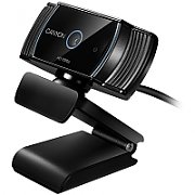 CANYON C5 1080P full HD 2.0Mega auto focus webcam with USB2.0 connector, 360 degree rotary view scope, built in MIC, IC Sunplus2281, Sensor OV2735, viewing angle 65&deg, cable length 2.0m, Black, 76.3x49.8x54mm, 0.106kg