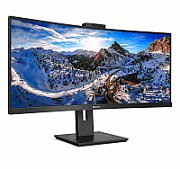 Monitor 34 inch LED Philips 346P1CRH 3440 x 1440 pixeli, 100 Hz, 4 ms, Negru