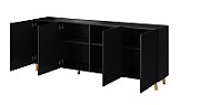 Cama Commode PAFOS 200x40x82 Black matt
