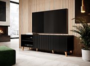 Cama RTV cabinet PAFOS 150x40x52 Black matt