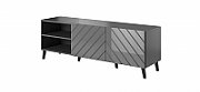 RTV cabinet ABETO 150x42x52 graphite/gloss