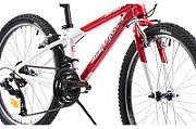 BICICLETA PEGAS MINI DRUMET 24'' ROSU ALB