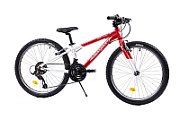 BICICLETA PEGAS MINI DRUMET 24'' ROSU ALB
