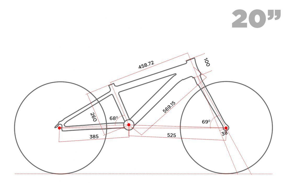 BICICLETA PEGAS MINI DRUMET 20'' NEGRU VERDE