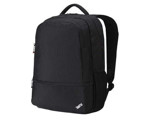 Lenovo ThinkPad Essential Plus 15.6-inch Backpack (Eco), Eco-friendly: Made with recycled material, equivalent to over 8 plastic bottles, Dedicated, separate laptop compartment, Large storage area for documents and tech accessories, Front zip pocket keeps smaller accessories organized, Front