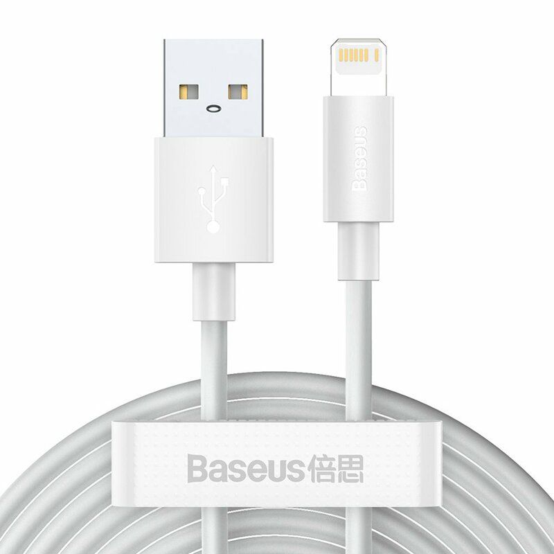 Baseus TZCATZJ-02 USB cable 1.5 m USB A USB C White