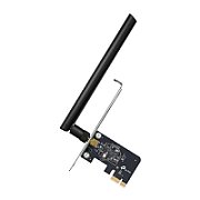 TP-Link Adaptor wireless, AC600 Dual-band, PCI Express, 1 x antenna detasabila, Standarde wireless: IEEE 802.11b/g/n 2.4 GHz, IEEE 802.11a/n/ac 5 GHz, viteza transfer: 5 GHz 433 Mbps, 2.4 GHz 200 Mbps.