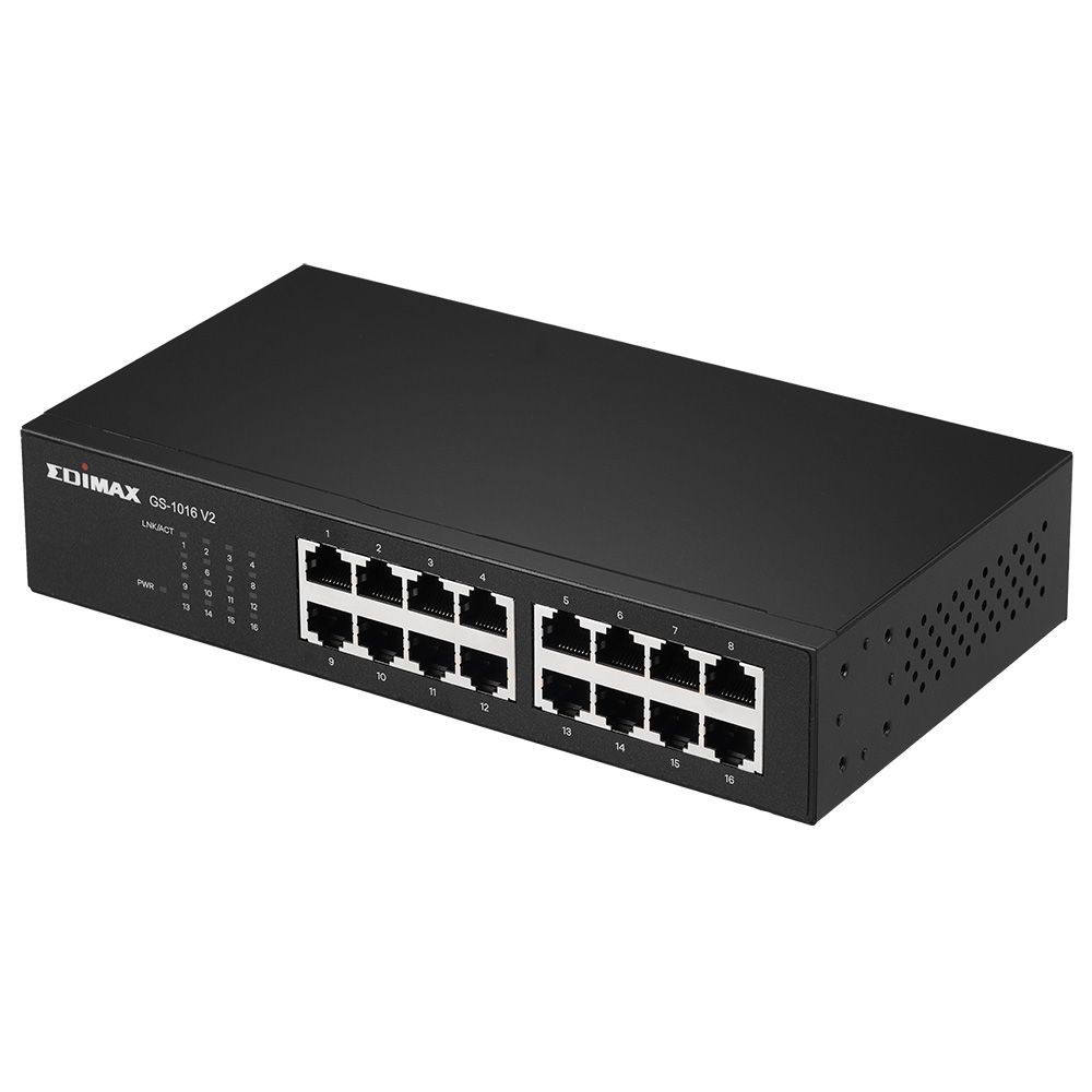 Switch Edimax GS-1016 V2, 16 porturi 10 / 100 / 1000 MBs