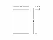 Nyro Hue WACA wall lantern black 1x13.5