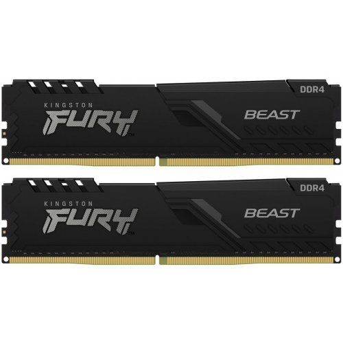 Memorie Kingston FURY Beast 64 GB DDR4 3600 MHz CL18, kit 2 x 32 GB, XMP 2.0, Negru