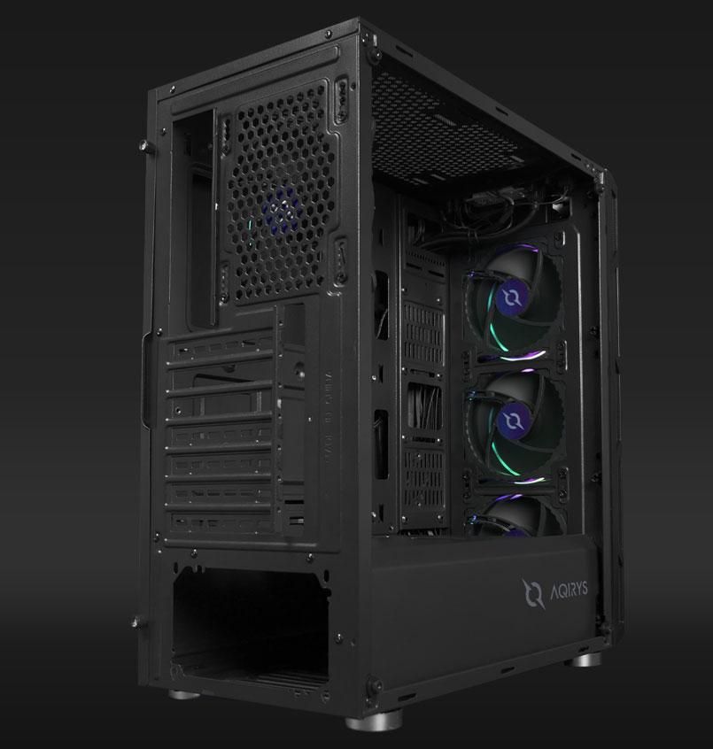 Carcasa Aqirys Antares Midi Tower Black  RGB
