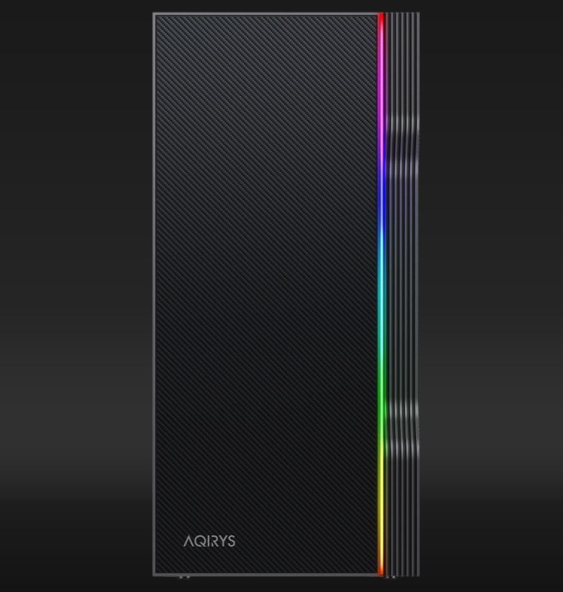 Carcasa Aqirys Electra Midi Tower Black  RGB