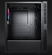 Carcasa Aqirys Electra Midi Tower Black  RGB