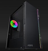 Carcasa Aqirys Electra Midi Tower Black  RGB