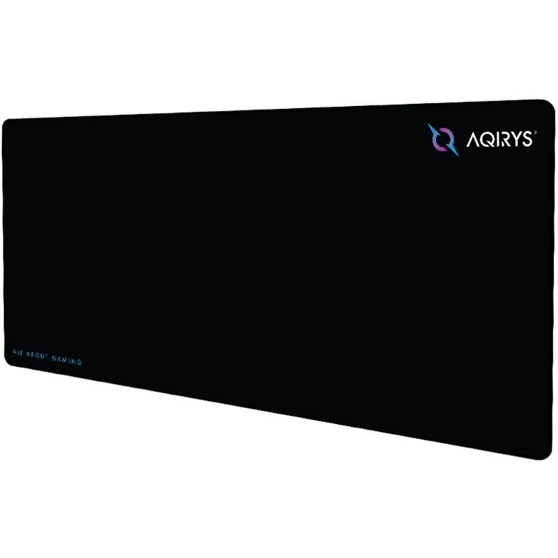 Mousepad AQIRYS Singularity XL, fabricat din material din microfibra, dimensiuni 900 x 400 x 3 mm, negru