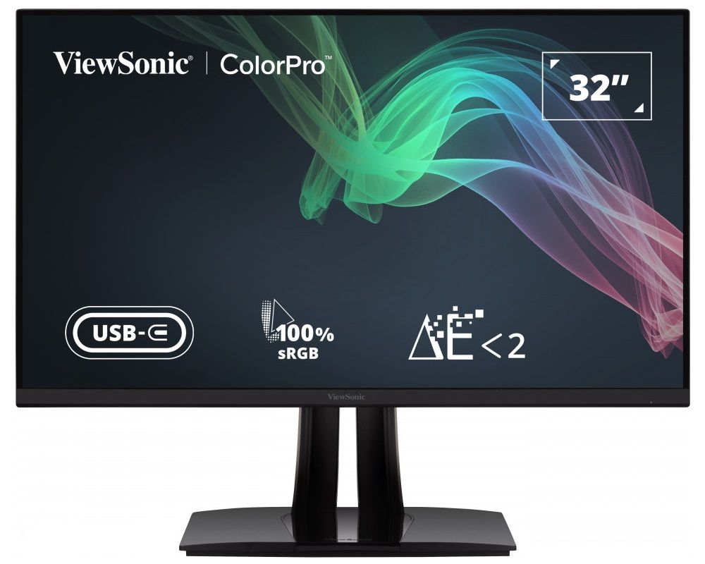 Monitor 32 inch LED ViewSonic VP3256-4K 3840 x 2160 pixeli, 60 Hz, 5 ms, Negru