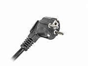 PDU Lanberg 19-inch, 1U, 7 prize French Schuko, max 2500 W, negru