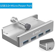 ORICO HUB USB USB 3.0, 4X USB-A, CLIP-TYPE