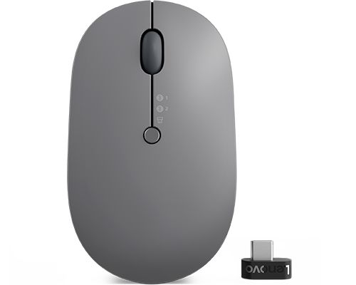 Lenovo Go Multi-Device mouse Ambidextrous RF Wireless+Bluetooth Optical 2400 DPI