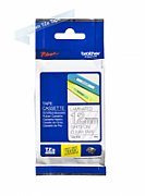 24 MM BLACK ON WHITE TAPE NONLAMINATED