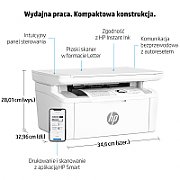 Imprimanta multifunctionala laser monocrom HP M140w, A4, USB 2.0, Wi-Fi, 21 ppm