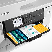 Imprimanta multifunctionala inkjet color Brother MFC-J5740DW, A3, duplex, ADF, USB 2.0, Wi-Fi, 28 ppm negru, 28 ppm color