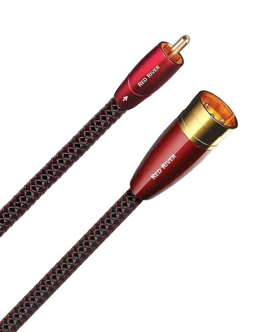 Cablu audio XLR - RCA  AudioQuest Red River, 12m
