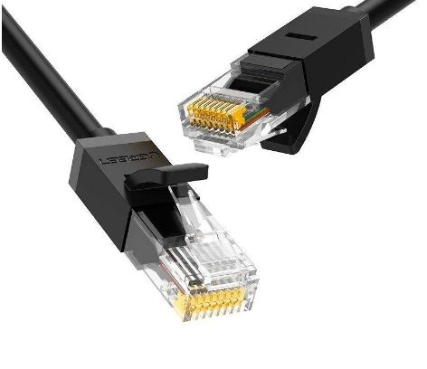 Patch cord UTP Cat 6 nu 3 m negru cupru AWG26 nu
