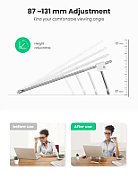 Neomounts by Newstar Under Desk PC Mount (Suitable PC Dimensions - Height: 39-54 cm / Width: 13-23 cm) - Black  Specifications General Min. weight: 0 kg Max. weight: 30 kg  Functionality Type: Fixed Adjustment type: Manual Height adjustment: 39 - 54 cm Width adjustment: 13 - 23 cm