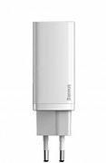 INCARCATOR retea Baseus GaN2 Lite, Quick Charge 65W, 1 x USB 5V/3A, 1 x USB Type-C 5V/3A, alb  CCGAN2L-B02  (include timbru verde 0.75 lei) - 6953156232945