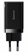 INCARCATOR retea Baseus Super Si Pro, Quick Charge 30W, 1 x USB 5V/3A, 1 x USB Type-C 5V/3A, negru  CCSUPP-E01  (include timbru verde 0.75 lei) - 6953156206342