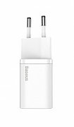 INCARCATOR retea Baseus Super Si, Quick Charge 30W, 1 x USB Type-C 5V/3A si 1 x USB 5V/3A, alb  CCSUP-J02  (include timbru verde 0.75 lei) - 6953156205079