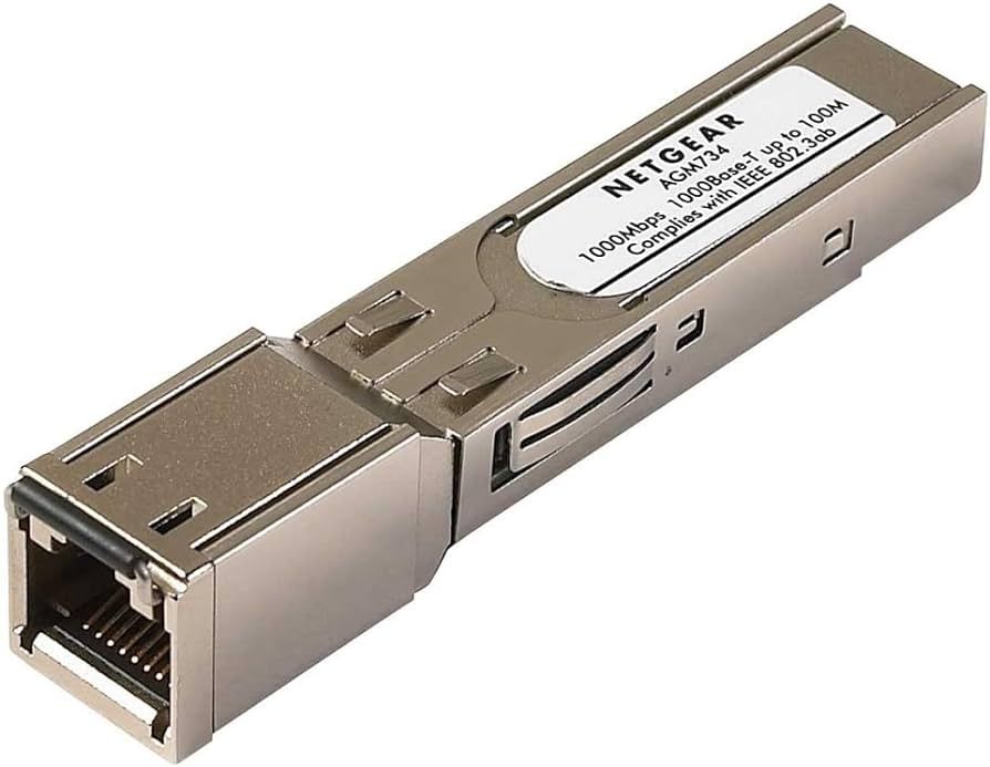 NETGEAR AGM734-10000S Netgear ProSafe 1000Base-T SFP -> RJ45 GBIC (AGM734)