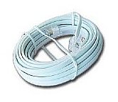 Gembird CABLU TELEFONIC GEMBIRD 6P4C, 10m, Alb,  TC6P4C-10M  (include TV 0.06 lei)x