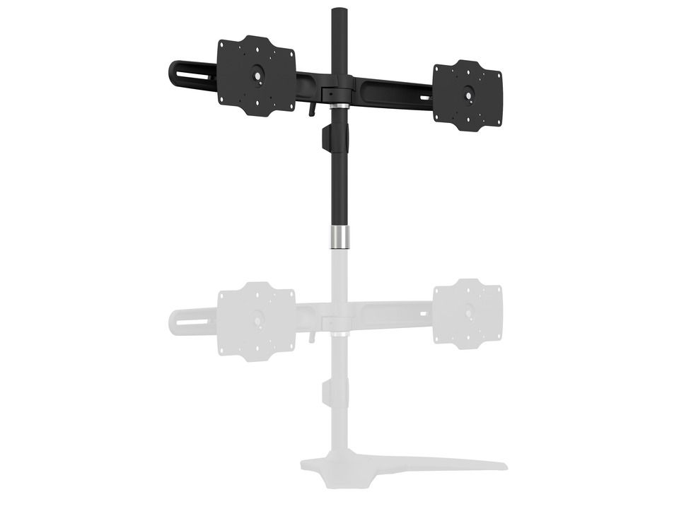 Kit prelungire suport monitor 2/4 brate Multibrackets 7426, negru,12 kg/brat, incl.vert.+/-20º, rotire: +/-90º