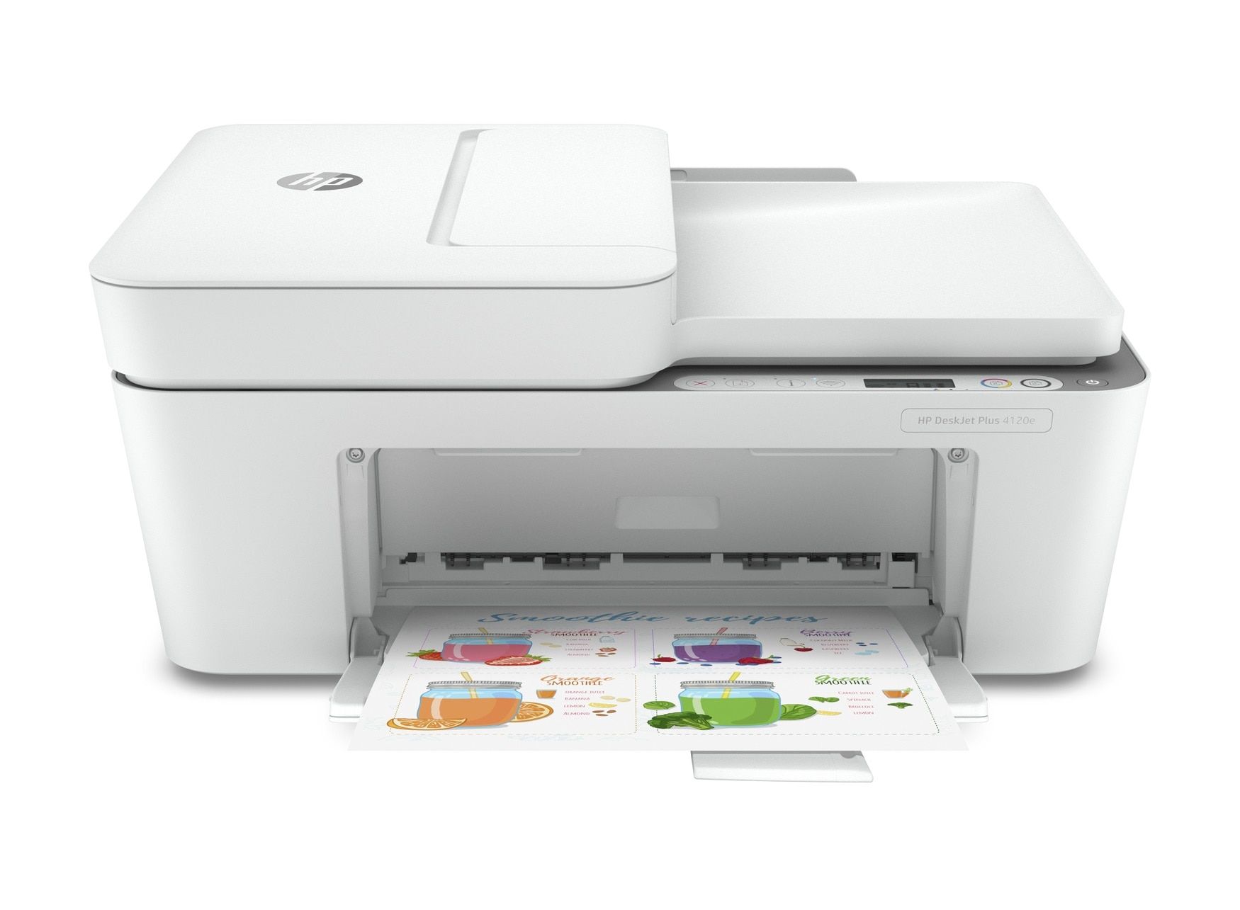 Imprimanta inkjet color HP 4120e, A4, ADF, USB 2.0, Wi-Fi, Bluetooth, 8.5 ppm negru, 5.5 ppm color