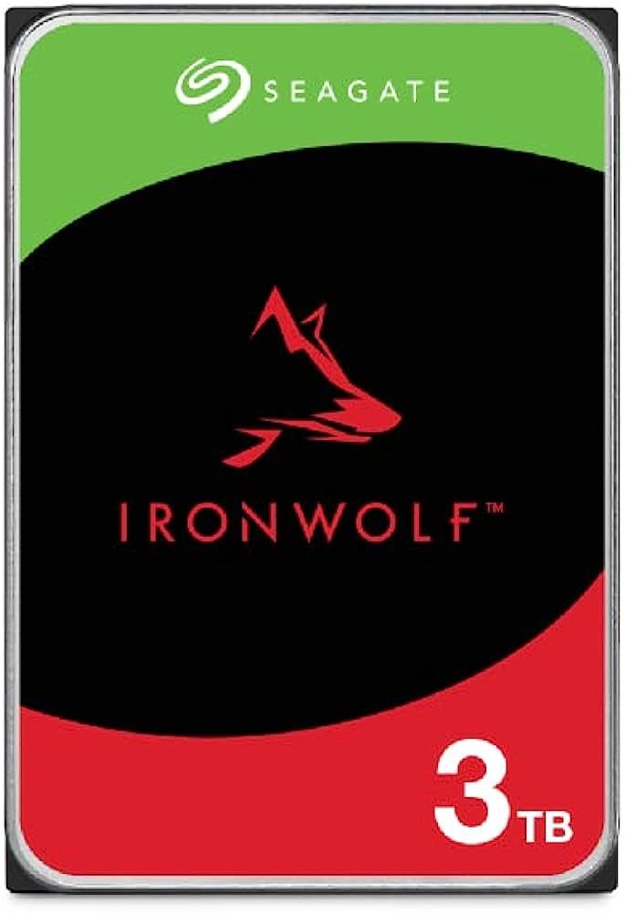 HDD NAS SEAGATE IronWolf 3TB CMR (3.5 , 256MB, 5400RPM, RV Sensors, SATA 6Gbps, Rescue Data Recovery Services 3 ani, TBW: 180TB)