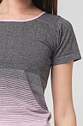 TRICOU PEGAS GREY PINK-L