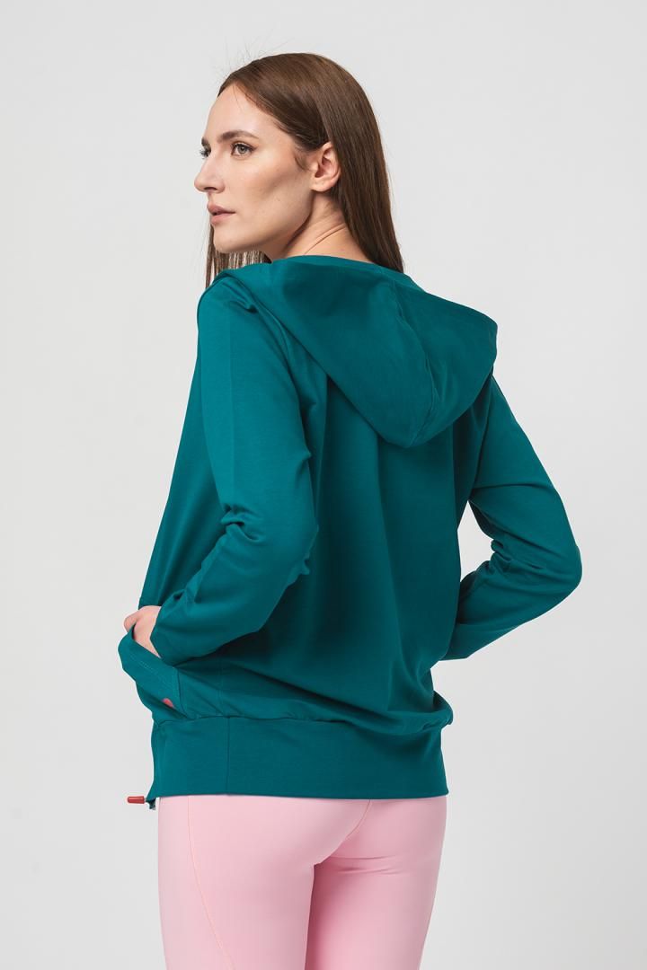 HANORAC COTON CASUAL FEMEI PETROL-M