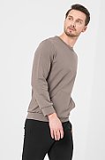 BLUZA COTON CASUAL BARBATI TAUPE-XL