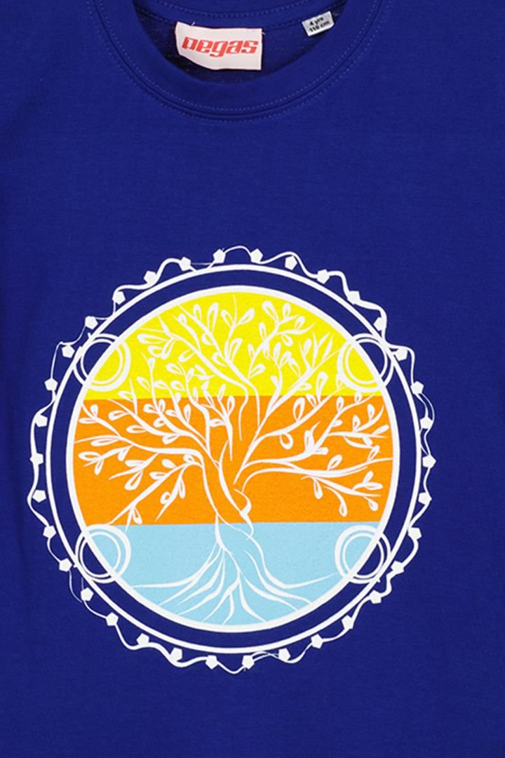 TRICOU  ROATA FAMILIE COPII   ROYAL BLUE-10