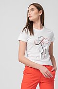 TSHIRT CASUAL F DOAMNA CU... WHITE-M
